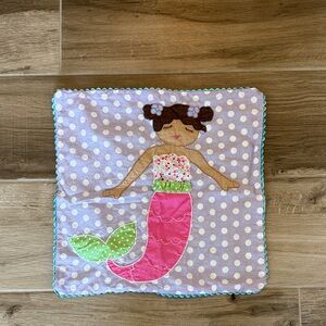 Pottery Barn Kids mermaid pillow cover